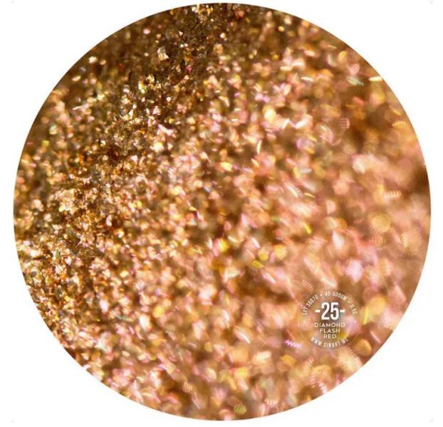 Sinart 025 DIAMOND FLASH RED слюда